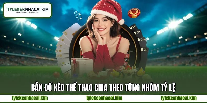 Bản đồ kèo thể thao chia theo từng nhóm tỷ lệ