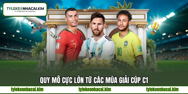 Quy mô cực lớn từ các mùa giải Cúp C1