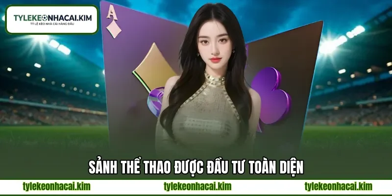Sảnh thể thao được đầu tư toàn diện